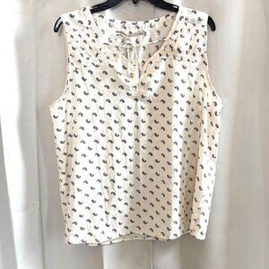 Sefra Womens Top Size XL‎ Paisley Western Boho Coastal Cowgirl Peasant 18179